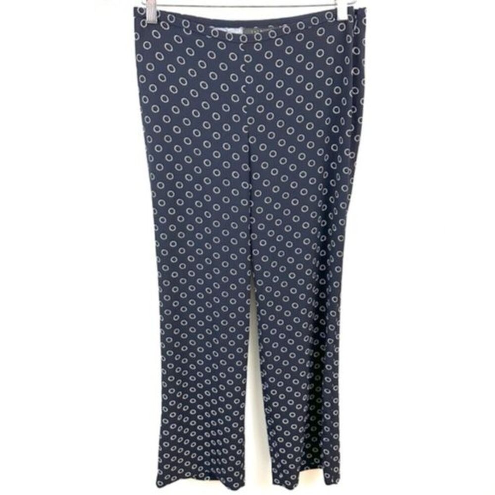 Talbots Indigo Life Savers Print Pants Size 2 Equestrian Business Casual Chic